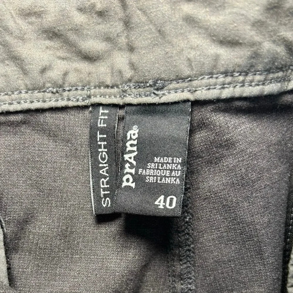 Prana Men’s McClee Chino Pants Straight Fit Gray Size 40 - Picture 8 of 8